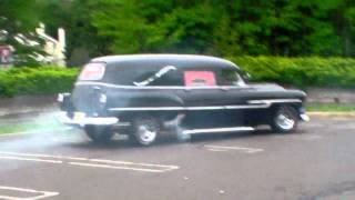 Pontiac Hearse smoking and view of show [upl. by Kenta]