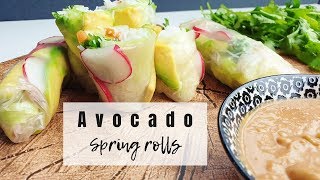 Spring Rolls met Avocado  Strongbody [upl. by Ecirtap]