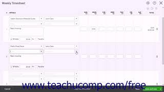 QuickBooks Online Plus 2017 Tutorial Weekly Timesheets Intuit Training [upl. by Ordep608]