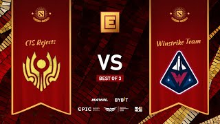 CIS Rejects vs Winstrike Team DPC EEU 202122 bo3 game 2 Jam amp Lost [upl. by Mikaela]