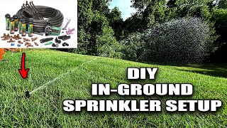 How to Install a InGround Sprinkler System  DIY Step By Step Guide [upl. by Patten]