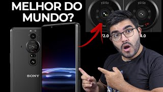 LANÇADO O Melhor Smartphone do mundo Destruidor de IPhone Galaxy e Xiaomi Sony Xperia Pro I 4k [upl. by Yentirb]