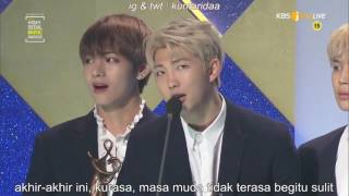 INDO SUB  BTS Best Album Award at Seoul Music Award 2017 [upl. by Jess244]