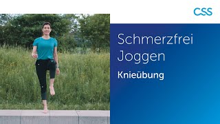 Joggen ohne Knieschmerzen Übung «Spiegelknie» [upl. by Jaquelin]