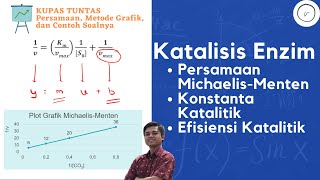 KATALISIS ENZIM PERSAMAAN MICHAELISMENTEN KONSTANTA KATALITIK DAN EFISIENSI KATALITIK 📈 [upl. by Hetty]