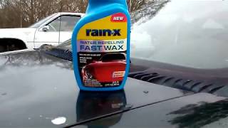 Rain x water repelling fast wax test review [upl. by Dunston]