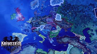 HOI4 Kaiserreich Timelapse 19361952 AI Only Pax Atlantica [upl. by Adnovaj]