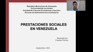 ¿Cómo calcular las Prestaciones Sociales en Venezuela [upl. by Kearney]