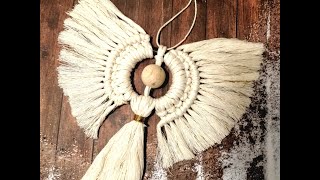 Diy macramé Christmass angels by Atelier Gestikt [upl. by Seligmann]