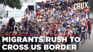 Trump Latest News Live  Migrants From South Mexico Rush Towards US Border  US Election 2024 Live [upl. by Evey]