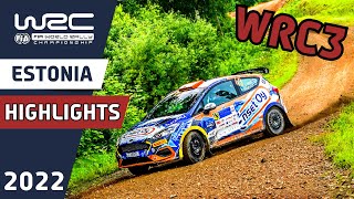 WRC Rally Highlights  WRC Rally Estonia 2022  WRC3 Saturday [upl. by Ona329]