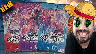 One Piece TCG Starter Decks Early Unboxing and PRB01 Pack Openings [upl. by Assital57]