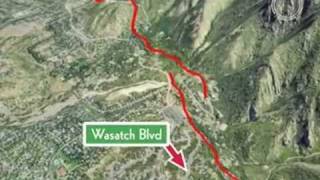 Wasatch Fault Fly By Video high quality [upl. by Weyermann540]