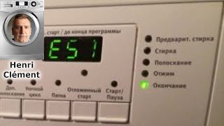 Erreur E51 sur lavelinge Electrolux  causes et solutions rapides [upl. by Ettena]