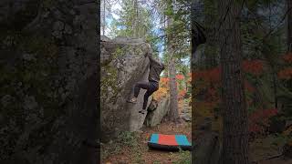 Bam  V2  Tumwater Canyon  Leavenworth Bouldering [upl. by Iolande]