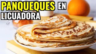 👩‍🍳 Receta de Panqueques en Licuadora  Como Hacer Panqueques en Licuadora [upl. by Wilek]