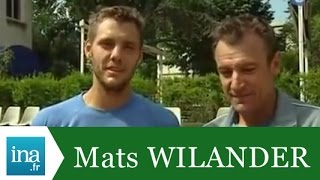 Mats Wilander entraîneur de PaulHenri Mathieu  Archive INA [upl. by Esenaj]