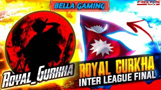 Free Fire Live With Bella Gaming  Royal Gurkha Grand Final 🇳🇵 [upl. by Idoc]