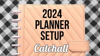 2024 Planner Setup Series Setting up my Dashboard Happy Planner Catchall [upl. by Ivel]