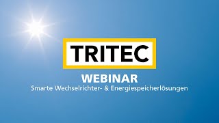 TRITEC Webinar FOXESS Wechselrichter und Speicher [upl. by Enelaj703]