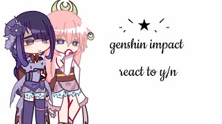 𐙚⋆˚genshin impact react to f yn [upl. by Lynden]