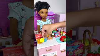 Dolls Kitchen Organizing And House Chores Routines Part 2 babydolls dolls doll [upl. by Hnahc]