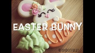 How to Make Easter Bunny Decorated Cookies [upl. by Cired]