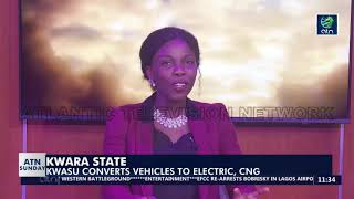 KWARA STATE KWASU Converts Vehicles to Electric CNG [upl. by Gnouh477]