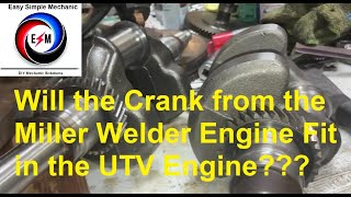 Miller Bobcat 225 Welder Generator Engine Crankshaft Swap Part 4 [upl. by Airamahs]