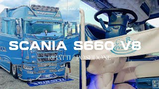 2024  Misano Grand Prix Truck  Scania S660 V8 quotPoseidonequot  Interni [upl. by Eetnahc]