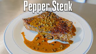 Steak Au Poivre Is A Steak Lovers Dream  Forgotten Classics [upl. by Acirdna]