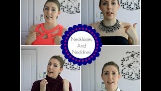 Necklaces and Necklines Styling Tips [upl. by Nelleyram]