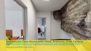 Spectacular Cave House with Finca in Artenara Gran Canaria [upl. by Ocicnarf]