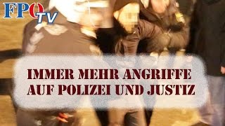 Immer mehr Übergriffe auf Polizei und Justiz [upl. by Yelahc]