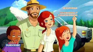 Adventure of Lassie And Zoe  Theme Song In English  Popular Cartoon In English PowerKidstv [upl. by Baseler246]