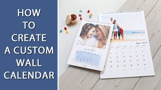 How to Create a Custom Wall Calendar  📆 200 Calendar Templates [upl. by Imhskal]