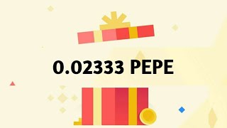 Claim PEPE red packet 🤑 Red packet code in binance today 🎁 Update red packet code [upl. by Nnaul]