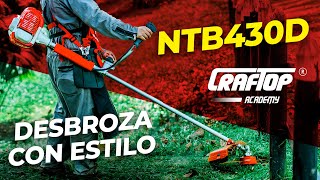 TU ALIADA CONFIABLE CRAFTOP DESBROZADORA NTB430D [upl. by Onilatac]