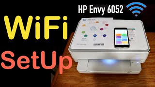 HP Envy 6052 WiFi SetUp [upl. by Jat]