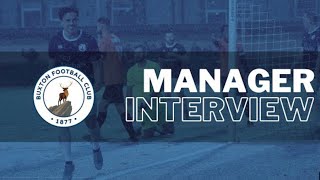 MANAGER INTERVIEW  Matlock Town H  130224 [upl. by Yahsat]