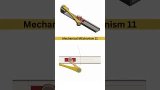 Simplest Slider Crank Mechanism mechanical mechanism 3ddesign solidworks cad [upl. by Namref]