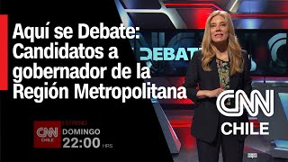 EN VIVO  Aquí se Debate Candidatos a Gobernador de la Región Metropolitana [upl. by Eibbob]