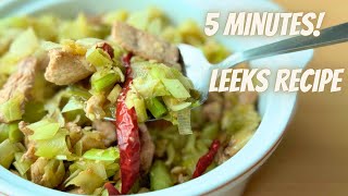 Leeks recipe has never been this delicious before 😋You Must Try This Recipe 👌 [upl. by Notnats230]