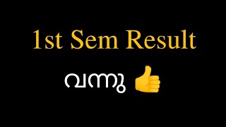 First Sem Result Calicut University [upl. by Carpio]