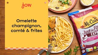 Omelette champignon comté amp frites [upl. by Caitrin817]