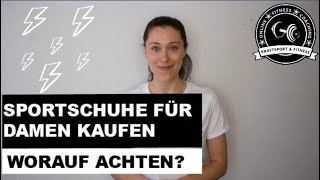 Sportschuhe für Damen kaufen Worauf achten [upl. by Amorete674]