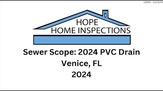 Venice FL Sewer Scope 12645  112124 [upl. by Sirahc974]