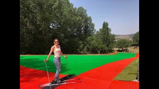 First dry ski slope in Spain [upl. by Kuska]