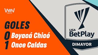 Boyacá Chicó vs Once Caldas goles  Liga BetPlay Dimayor 2024 2  Fecha 1 [upl. by Shrier]