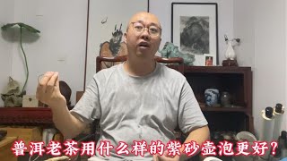 老普洱茶用什么样的紫砂壶泡更好？ [upl. by Rheingold]